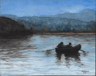 *Father and Son Fishing at Fish Lake*