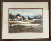 Peaceful Snowville Evening