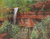 Zion's Emerald Pool Trail Lower Falls